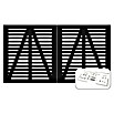 Plus Zauntor Harmoni inkl. Beschläge (200 x 107 cm, Schwarz (RAL 9005), Holz) | BAUHAUS
