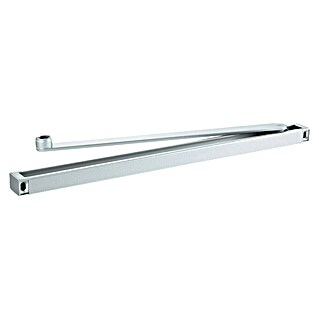 GEZE Laufschiene TS 3000 (L x B x H: 448,5 x 30,5 x 20,5 mm, Max. Türbreite: 1.400 mm, Passend für: Feuerschutztür, Rauchschutztür, Silber)