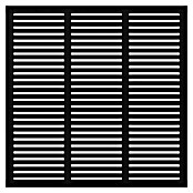 Plus Sichtschutzelement Harmoni (180 x 180 cm, Schwarz (RAL 9005)) | BAUHAUS