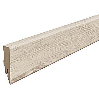 Egger Sockelleiste Cubical L632 Girona Kastanie weiß (240 cm x 14 mm x 58 mm, MDF)