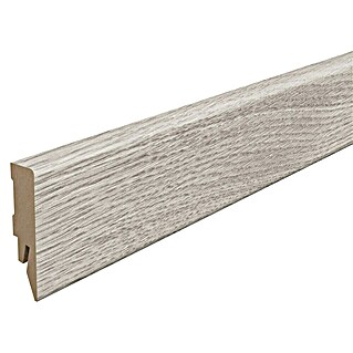 Egger Sockelleiste Cubical L656 Elva Eiche grau (240 cm x 14 mm x 58 mm, MDF)