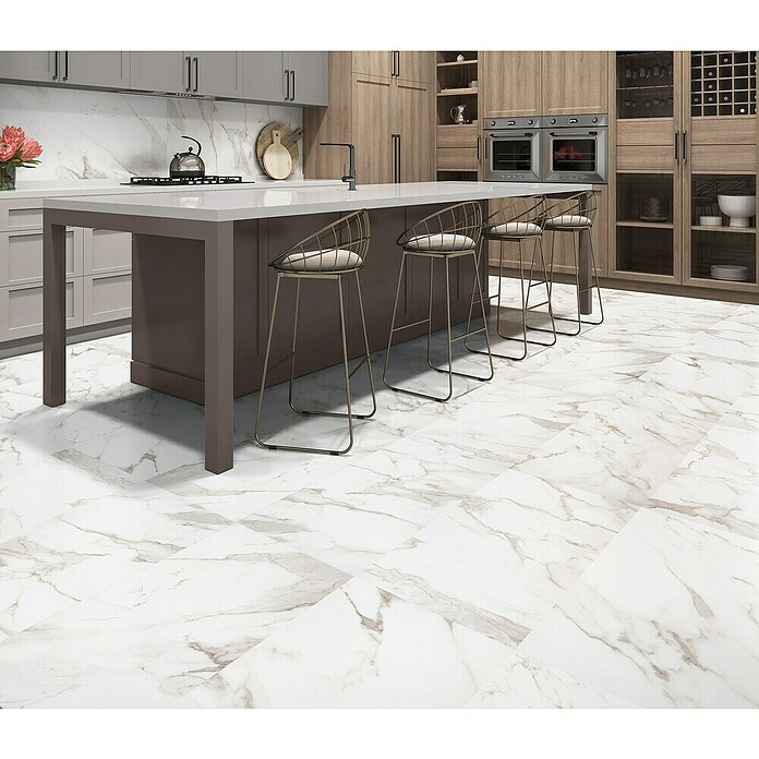 Pavimento porcelánico Arezzo (60 x 120 cm, Oro, Mate, Rectificado) | BAUHAUS