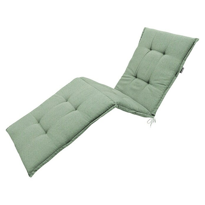 Madison Blazina za ležalnik Napels  (200 x 65 x 8 cm, 95 % poliester, 5 % drugi materiali, Z vrvicami za pritrjevanje, Zelena) | 8293 - Auflagen Liegen | ICEB - Auflagen Kissen | ICE - Outdoorkissen/Auflagen | IC - Freizeit im Garten | I - Stadtgarten | BAUHAUS