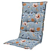 Madison Blazina za stol z visokim naslonom Florina  (123 x 50 x 7 cm, Modra in oranžna) | Blazine za stole z visokim naslonjalom | Blazine | Vrtno pohištvo | Vrt in prosti čas | Izdelki | BAUHAUS