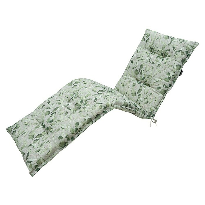 Madison Blazina za ležalnik Diez  (200 x 65 x 8 cm, 95 % poliester, 5 % drugi materiali, Z vrvicami za pritrjevanje, Zelena, Siva) | 8293 - Auflagen Liegen | ICEB - Auflagen Kissen | ICE - Outdoorkissen/Auflagen | IC - Freizeit im Garten | I - Stadtgarten | BAUHAUS