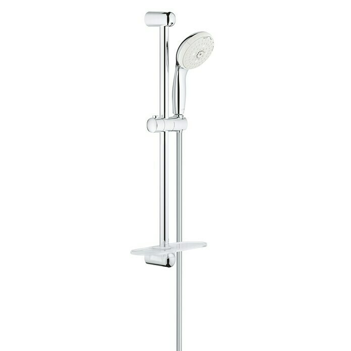 Grohe Brausegarnitur Tempesta 100Lochabstand: 62 cm, Art Strahl: Massagestrahl, Jetstrahl, Rain, Rain O², Chrom Front View