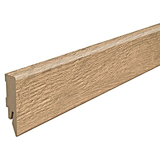 Egger Sockelleiste Cubical L658 Loja Eiche braun (240 cm x 14 mm x 58 mm, MDF)