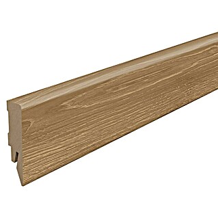 Egger Sockelleiste Cubical L718 Newport Eiche braun (240 cm x 14 mm x 58 mm, MDF)