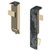 Egger Übergangskappe Cubical (Stein schwarz, 2 Stk., Passend für: Egger Cubical Sockelleisten 14 x 58 mm) | BAUHAUS