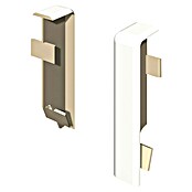 Egger Übergangskappe Cubical (Universal weiß, 2 Stk., Passend für: Egger Cubical Sockelleisten 14 x 58 mm) | BAUHAUS
