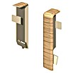 Egger Übergangskappe Cubical (Eiche cappuccino, 2 Stk., Passend für: Egger Cubical Sockelleisten 14 x 58 mm) | BAUHAUS