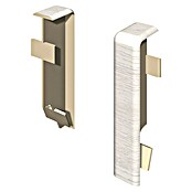 Egger Übergangskappe Cubical (Eiche weiß, 2 Stk., Passend für: Egger Cubical Sockelleisten 14 x 58 mm) | BAUHAUS