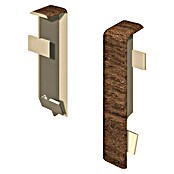 Egger Dekorativna spojnica za lajsne Cubical  (Tamno smeđa, 2 Kom., Namijenjeno za: Egger Cubical lajsne 14 x 58 mm) | BAUHAUS