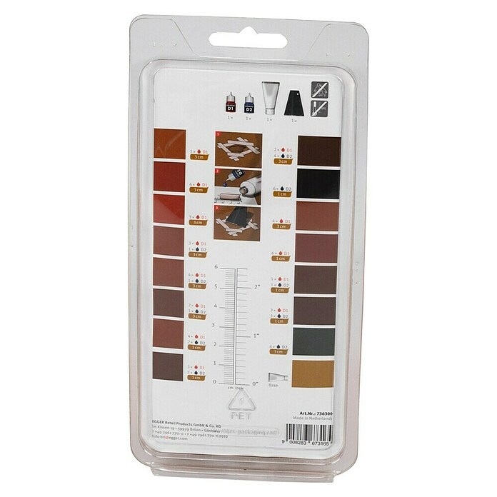 Egger Reparatur-Set Mix & Fill Dark Decor (Farbgebung: Dunkel, 5 -tlg.) | BAUHAUS