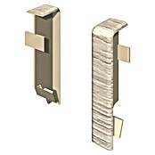 Egger Übergangskappe Cubical (Esche grau, 2 Stk., Passend für: Egger Cubical Sockelleisten 14 x 58 mm) | BAUHAUS