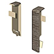 Egger Übergangskappe Cubical (Eiche anthrazit, 2 Stk., Passend für: Egger Cubical Sockelleisten 14 x 58 mm) | BAUHAUS