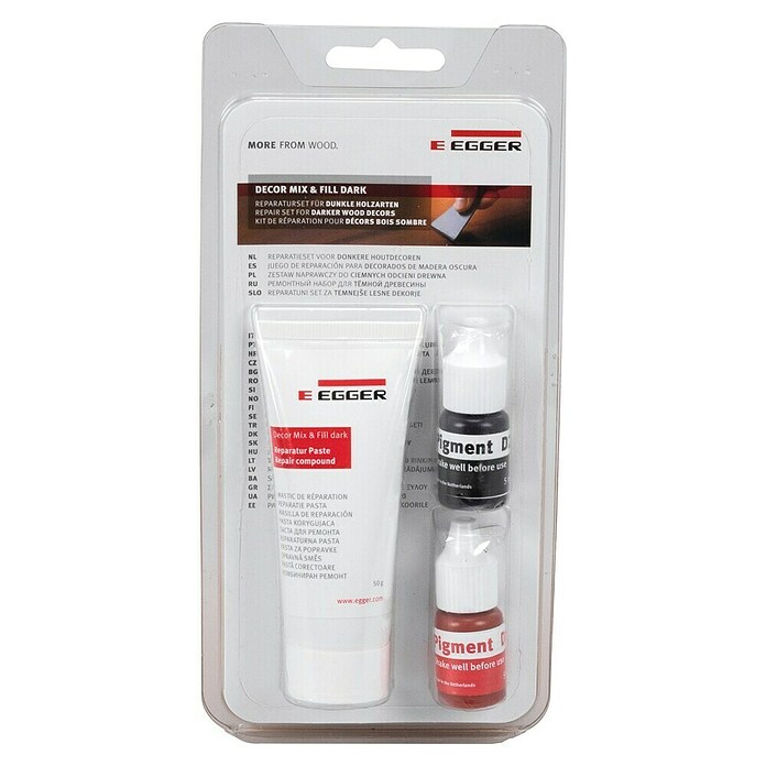Egger Reparatur-Set Mix & Fill Dark Decor (Farbgebung: Dunkel, 5 -tlg.) | BAUHAUS