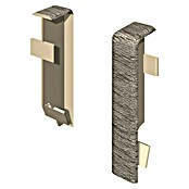 Egger Übergangskappe Cubical (Eiche grau, 2 Stk., Passend für: Egger Cubical Sockelleisten 14 x 58 mm) | BAUHAUS