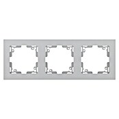 Luceco Oxford Marco (Plata, Mate, Montaje en la pared, x 3) | BAUHAUS
