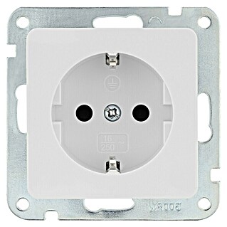 Luceco Oxford Enchufe Schuko (Blanco, 16 A)