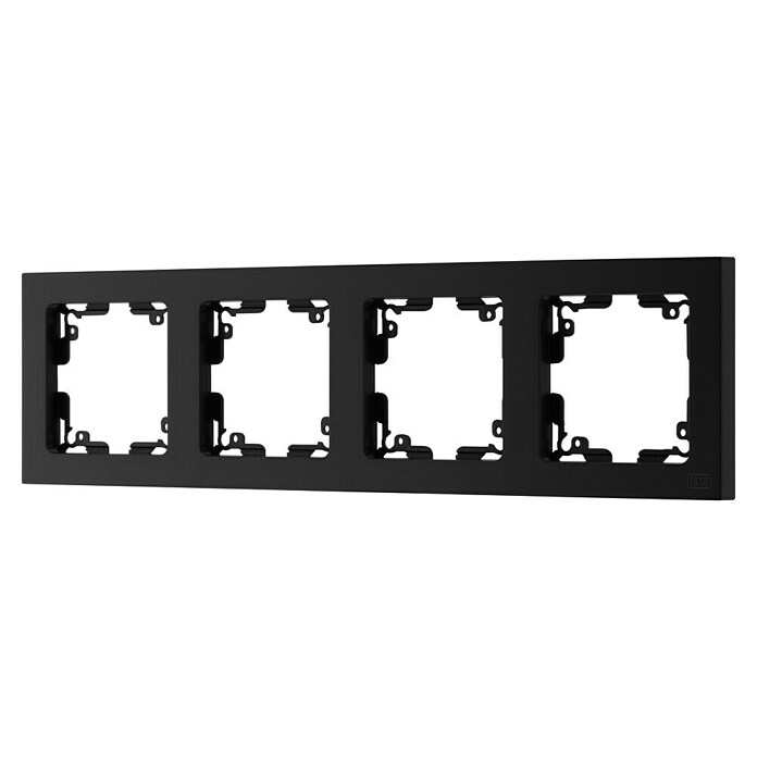 Luceco Oxford Marco (Negro, Mate, Montaje en la pared, x 4) | BAUHAUS