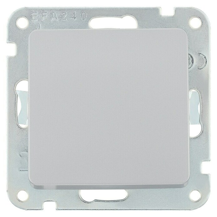 Luceco Oxford Cruzamiento (Plata, Mate, Montaje en la pared, 10 A) | BAUHAUS