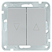 Luceco Oxford Interruptores para persianas (Plata, 10 A, Atornillado) | BAUHAUS