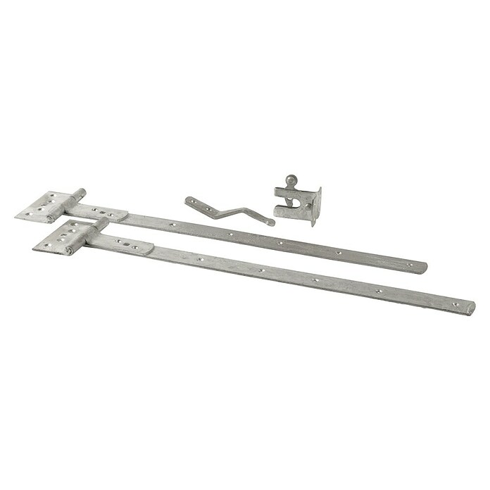 Plus Beschlag-Set für niedrige Einzeltore (Stahl) | BAUHAUS