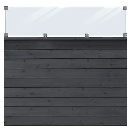 Plus  Sichtschutzelement Klink inkl. Glas