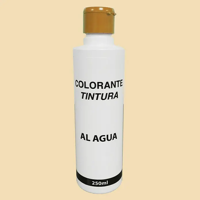 Colorante al agua - Ocre, 250 ml - Tintura colorante en una botella de 250 ml.