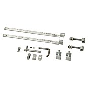 Plus Beschlag-Set für Einzeltore Skagen/Retro mit justierbaren Scharnieren (Stahl) | BAUHAUS