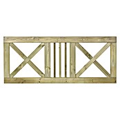Plus Gartenzaun Schloss (B x H: 180 x 75 cm, Natur) | BAUHAUS