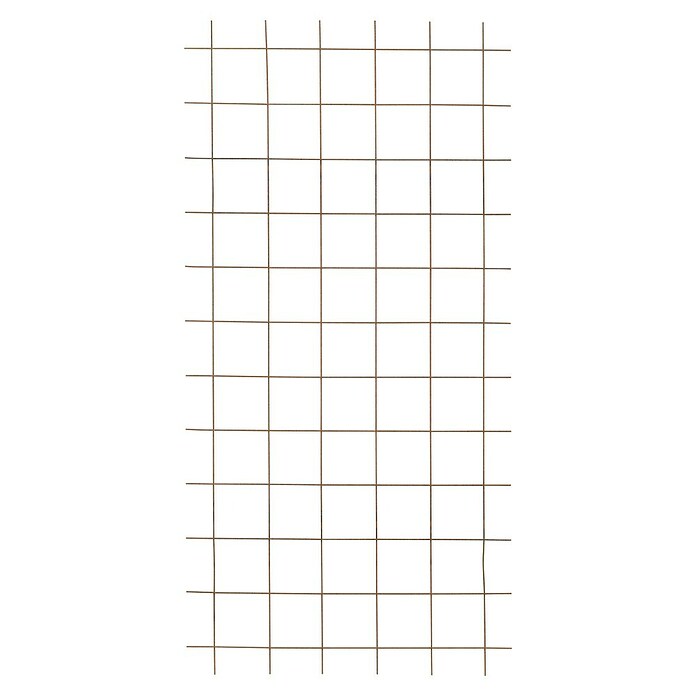 Plus Wandspalier Maschengröße: 15 x 15 cm (L x B: 180 x 90 cm, Anzahl Streben: 6 Stk., Rostbraun) | BAUHAUS