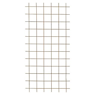 Plus Wandspalier Maschengröße: 15 x 15 cm (L x B: 180 x 90 cm, Anzahl Streben: 6 Stk., Rostbraun)