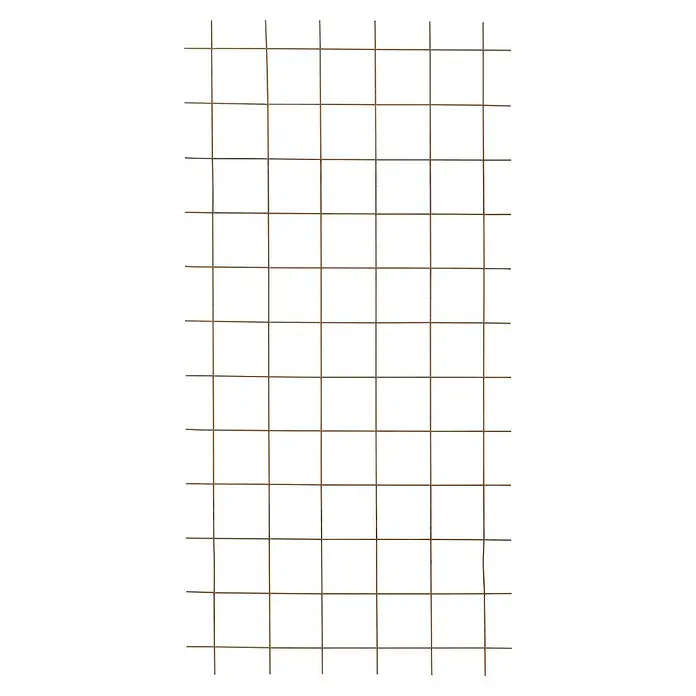 Plus Wandspalier Maschengröße: 15 x 15 cm - L x B: 180 x 90 cm, Anzahl Streben: 6 Stk., Rostbraun - Regale mit braunen Einlegeböden bieten viel Stauraum für verschiedene Gegenstände, ideal für Wohn- und Arbeitsbereiche.