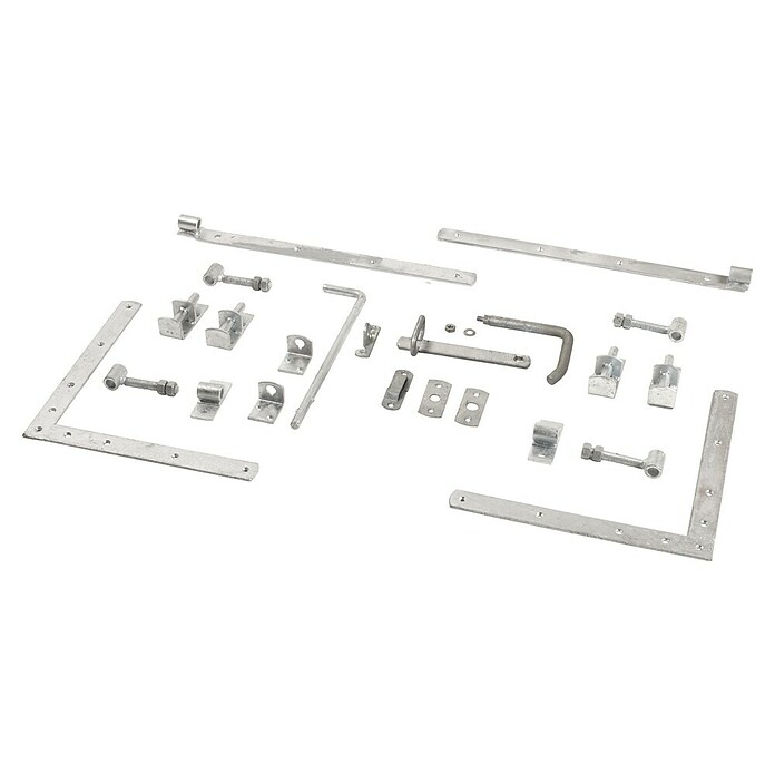 Plus Doppeltorbeschlag für Doppeltür 70 mm (Stahl) | BAUHAUS