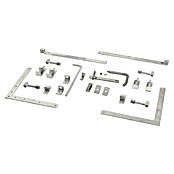 Plus Doppeltorbeschlag für Doppeltür 70 mm (Stahl) | BAUHAUS