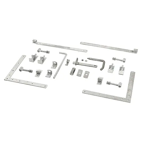 Plus  Doppeltorbeschlag für Doppeltür 70 mm