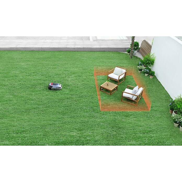 Dreame Mähroboter A2 (3 000 m², Schnittbreite: 22 cm, Laser-gestützte Navigation, LiDAR) | BAUHAUS
