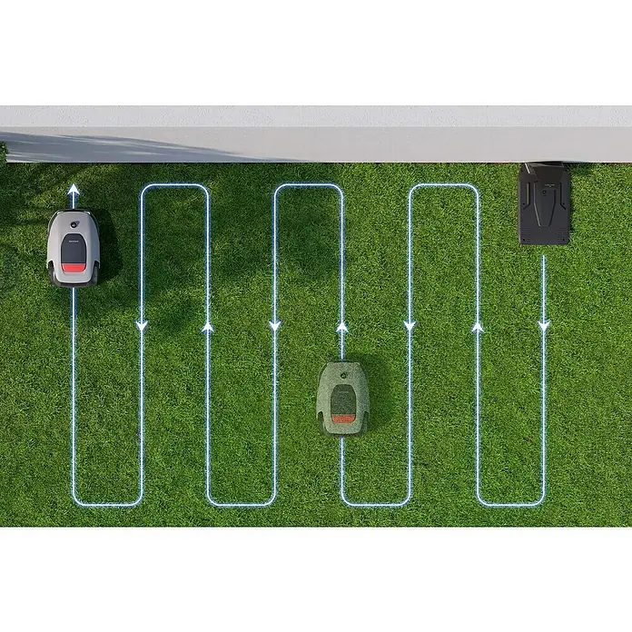 Dreame Mähroboter A1 Pro - 2.000 m², Schnittbreite: 22 cm, Laser-gestützte Navigation, LiDAR - Intelligenter Mähroboter navigiert auf dem Rasen, folgt einem programmierten Pfad mit präzisen Wendungen und effizienter Rasenpflege.