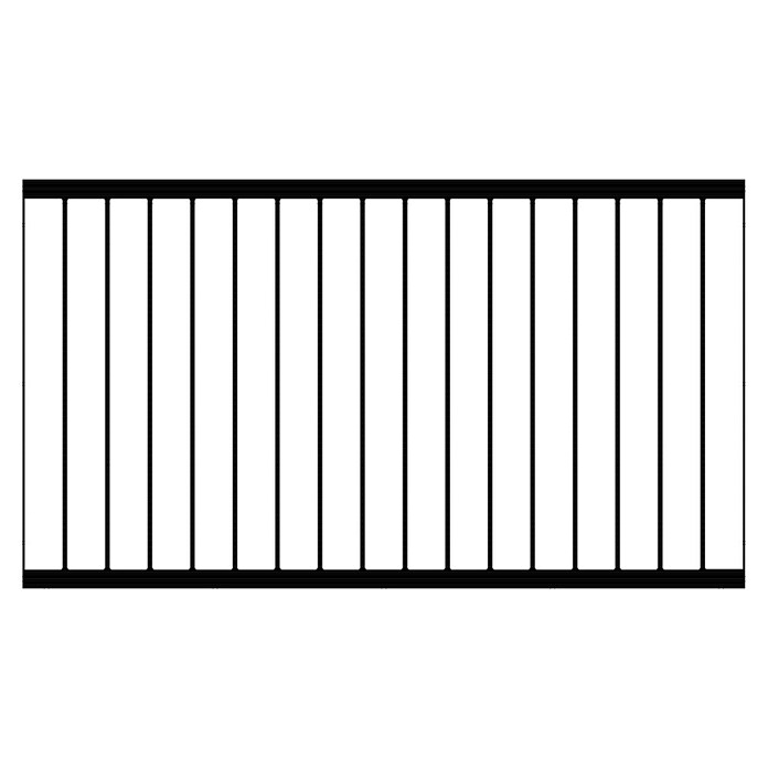 Plus Basic Vorgartenzaun Basic (150 x 85 cm, Stahl) | BAUHAUS