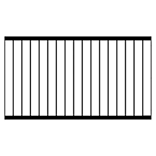 Plus Basic Vorgartenzaun Basic (150 x 85 cm, Stahl)