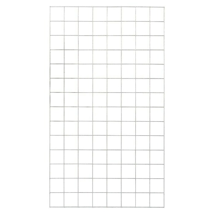 Plus Wandspalier Maschengröße: 10 x 10 cm (L x B: 140 x 80 cm, Anzahl Streben: 9 Stk., Silber) | BAUHAUS