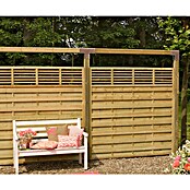 Plus Sichtschutzelement Newline (180 x 180 cm, Natur) | BAUHAUS