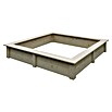 Sandkasten (150 x 150 x 26 cm, Holz, Naturbelassen) | BAUHAUS