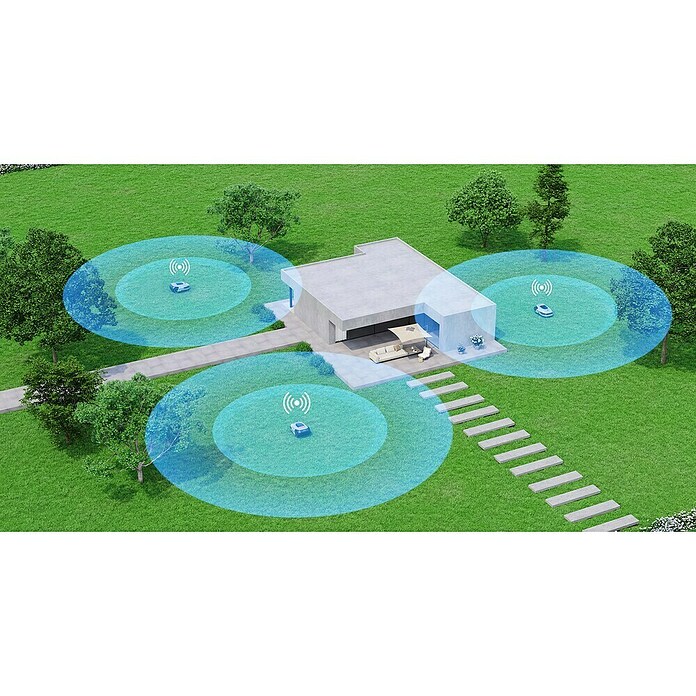 Dreame Mähroboter A1 Pro (2 000 m², Schnittbreite: 22 cm, Laser-gestützte Navigation, LiDAR) | BAUHAUS