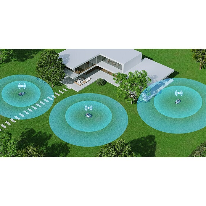 Dreame Mähroboter A2 (3 000 m², Schnittbreite: 22 cm, Laser-gestützte Navigation, LiDAR) | BAUHAUS