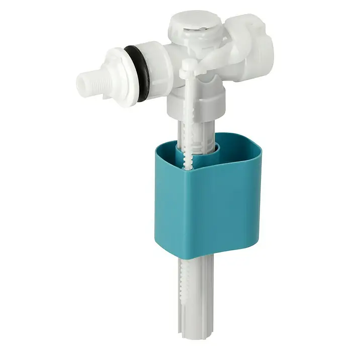 Innengarnitur Delta - Passend für: Stand-WC-Kombination Delta - Nahaufnahme eines Spülkastenfüllventils, das für die effiziente Wasserregulierung in Toiletten entwickelt wurde.
