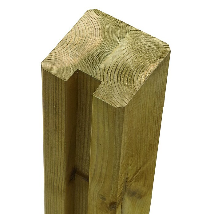 Plus Zaunpfosten Leimholz (Höhe: 268 cm, 9 x 9 cm, Natur, Holz, Anfangs-/Endpfosten) | BAUHAUS