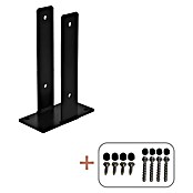 Plus U-Pfostenträger für Pfosten 9 cm (L x B x H: 20 x 10,3 x 30 cm, Pulverbeschichtet, Schwarz (RAL 9005)) | BAUHAUS